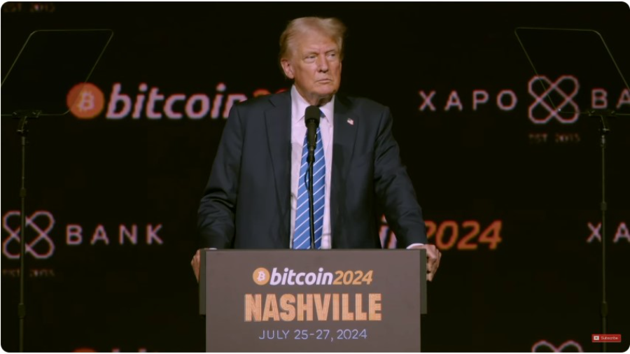 Выступлении Дональда Трампа на Bitcoin-конференции 2024