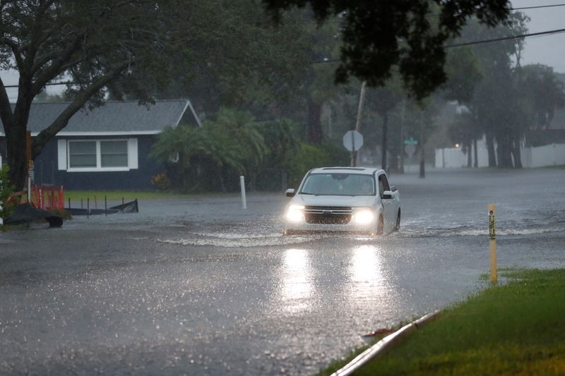 Debby slams into Florida's Gulf Coast as Category 1 hurricane