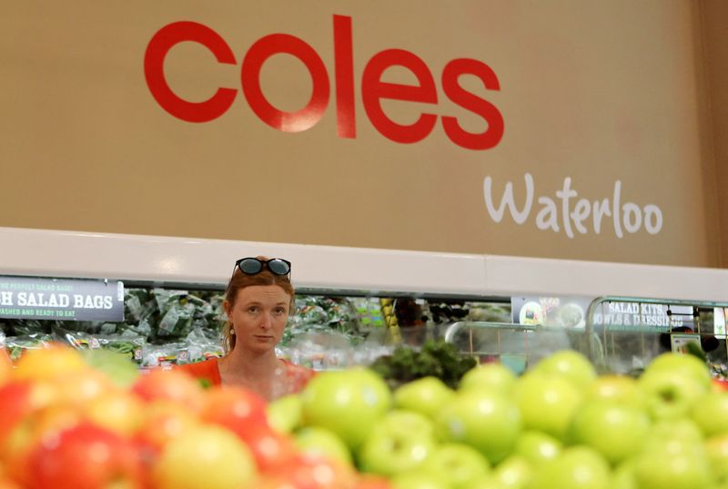 Australia's Coles beats annual profit view on strong sales, shares rally