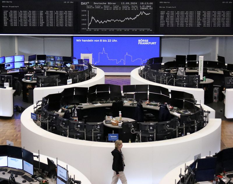 European shares at two-week high in lead-up to Fed rate decision