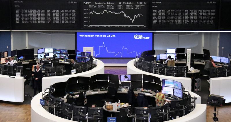 European shares open lower ahead of action-packed week; Fed in focus