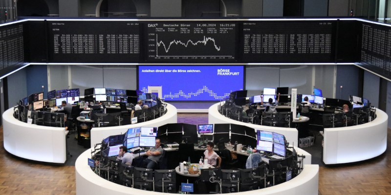 European shares tick up on Fed rate cut bets