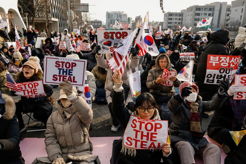 As South Korea's impeached president Yoon awaits fate, his party sees signs of revival