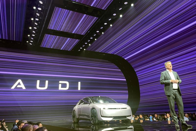 Audi unveils new EV brand in China without four ring logo