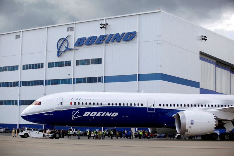 Boeing dips as BofA says 737 production seems halted amid IAM strike