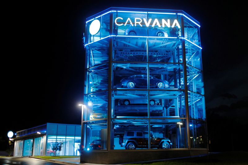 Buy Carvana shares on weakness, JPMorgan says