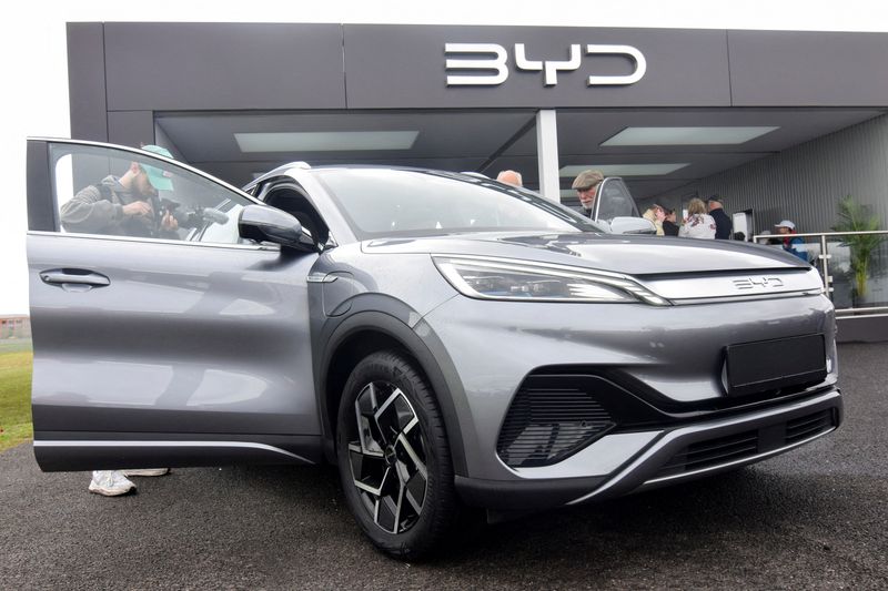 Chinese EV maker BYD's net profit up 11.5%