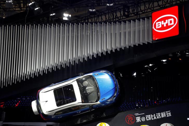China's BYD surpasses Tesla in quarterly revenue growth for first time