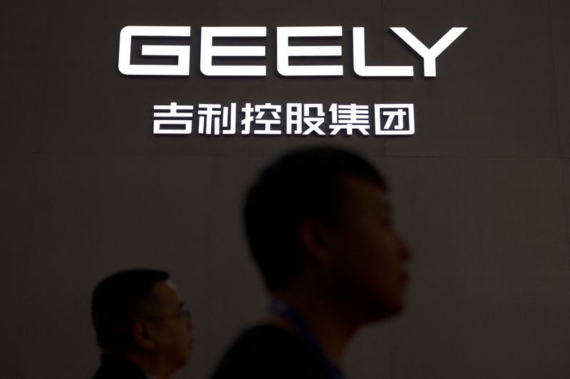 China's Geely Holding targets over 5 million units of annual sales by 2027