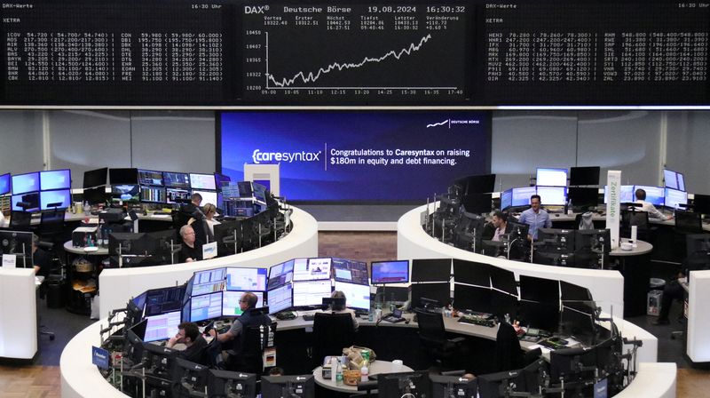European shares flat as traders brace for key euro zone data