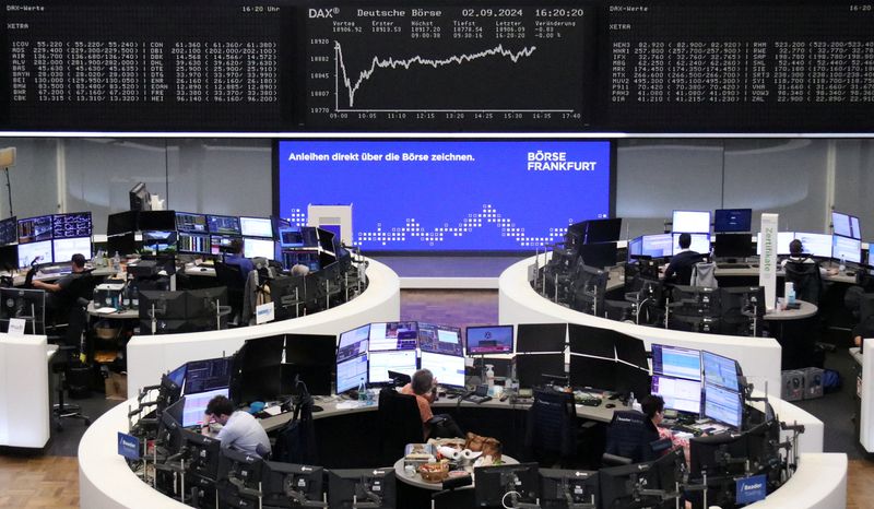 European shares muted ahead of more economic data