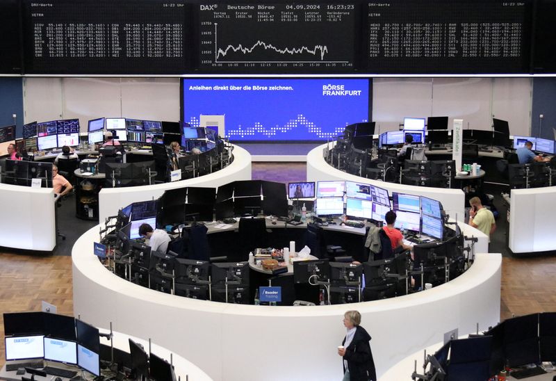 European shares rebound from dour week with central banks in focus