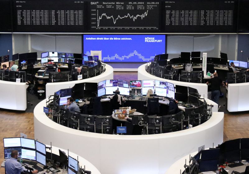 European shares drop on caution ahead of US payrolls report