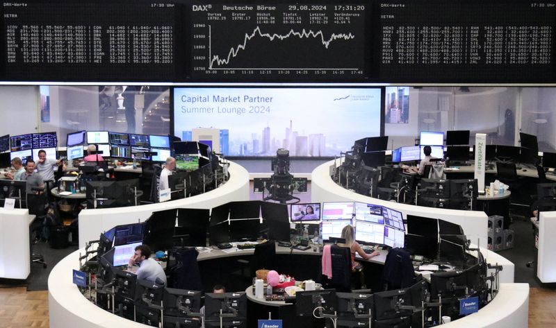 European shares hit record-high; set for weekly gains