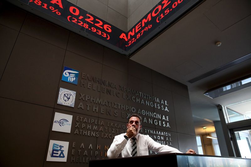 Greece stocks higher at close of trade; Athens General Composite up 0.28%