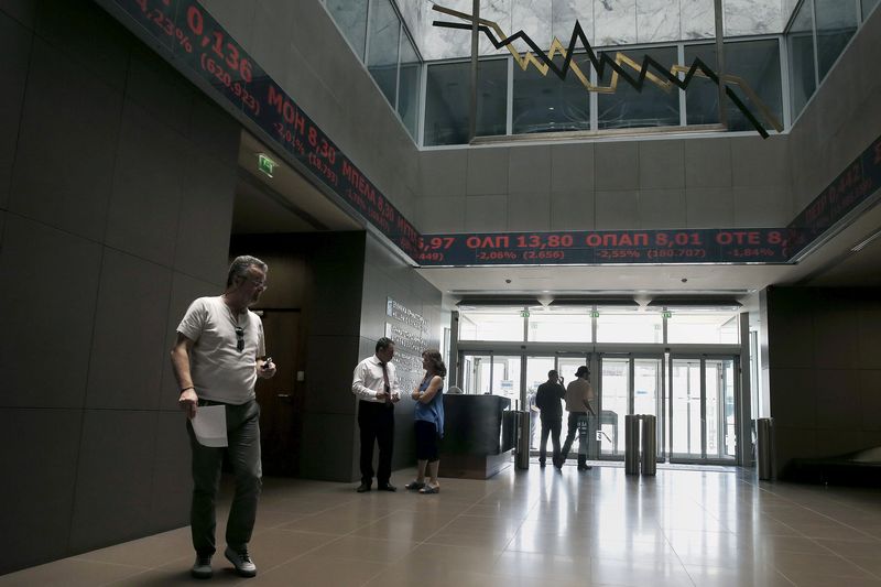 Greece stocks higher at close of trade; Athens General Composite up 0.43%