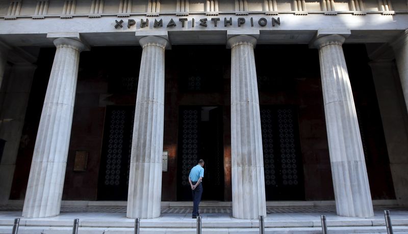 Greece stocks lower at close of trade; Athens General Composite down 0.14%