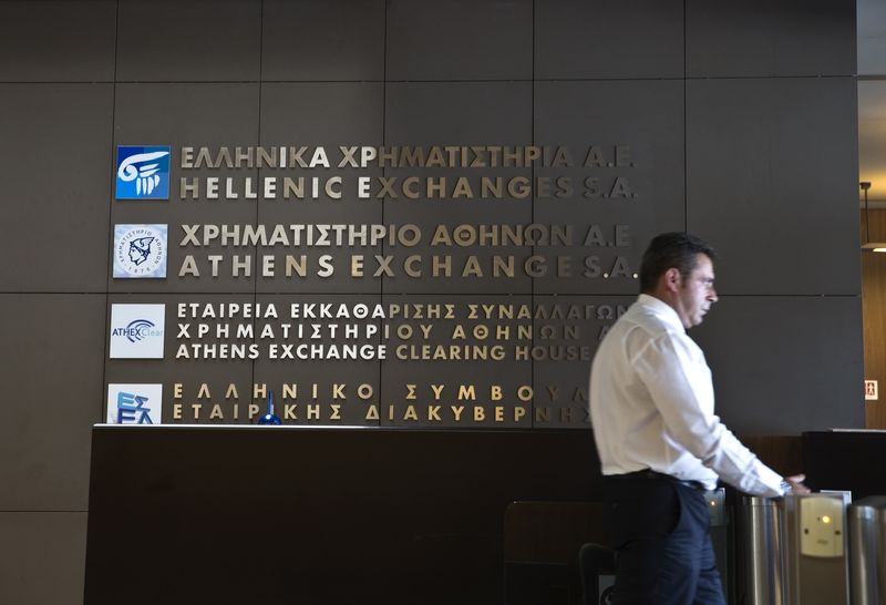 Greece stocks lower at close of trade; Athens General Composite down 1.14%