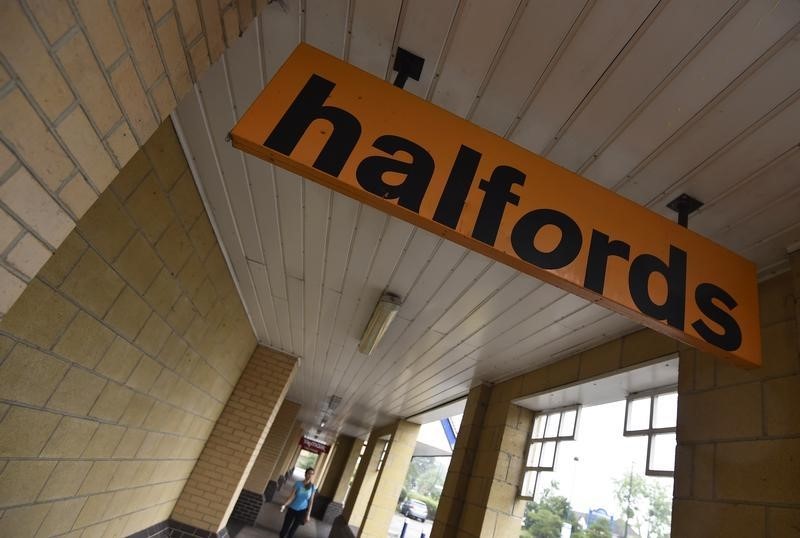 Halfords beats estimates, shares jump 13%