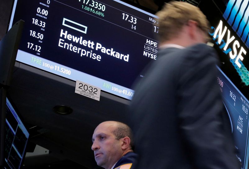 HPE raised at Morgan Stanley on 'attractive near-term valuation'