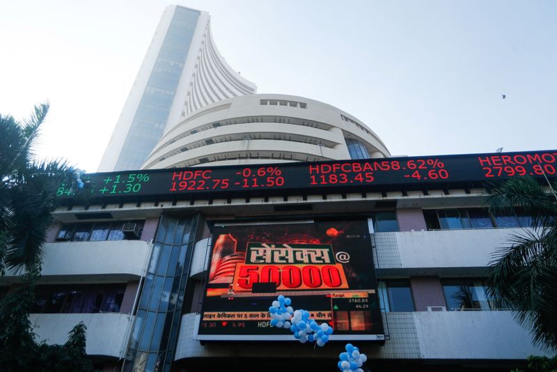 India stocks higher at close of trade; Nifty 50 up 0.87%