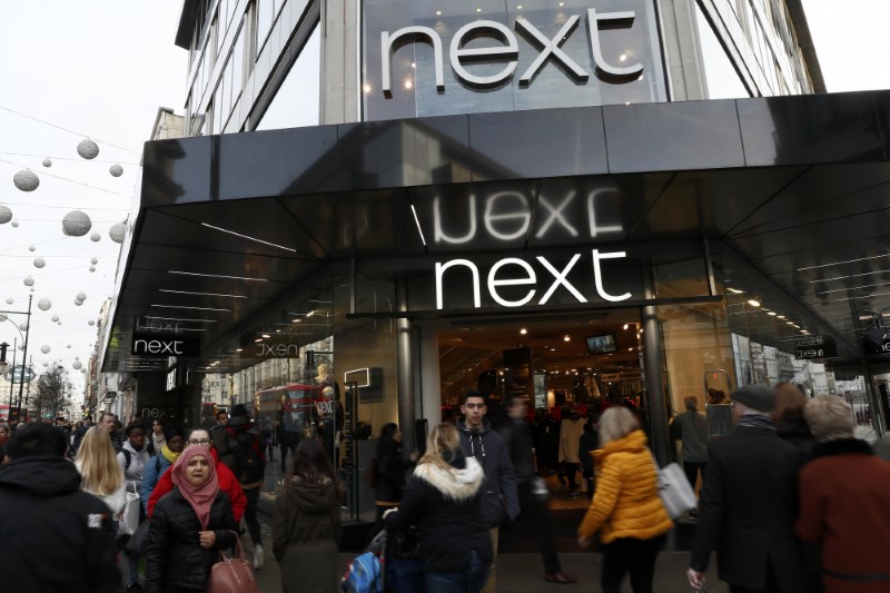 Next shares rise on upbeat full-year profit outlook