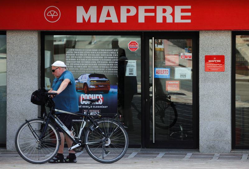 Spain's Mapfre profit surges on benign weather, higher prices