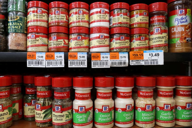 Spice maker McCormick lifts annual forecast as demand recovers