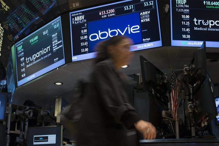 Tesla, AbbVie lead morning market cap stock movers on Monday