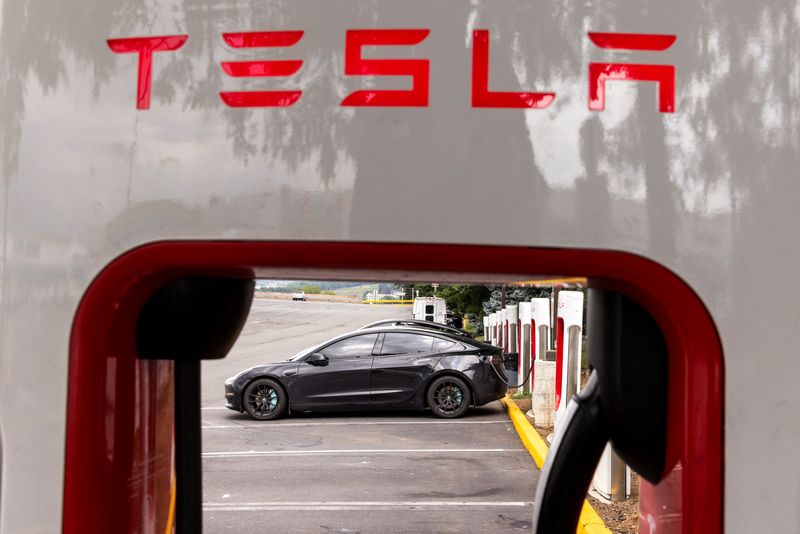 Tesla, Avago among Monday's market cap stock movers