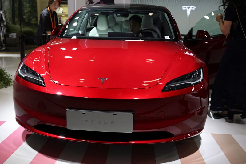 Tesla's China sales rise to record high of 83,000 in December