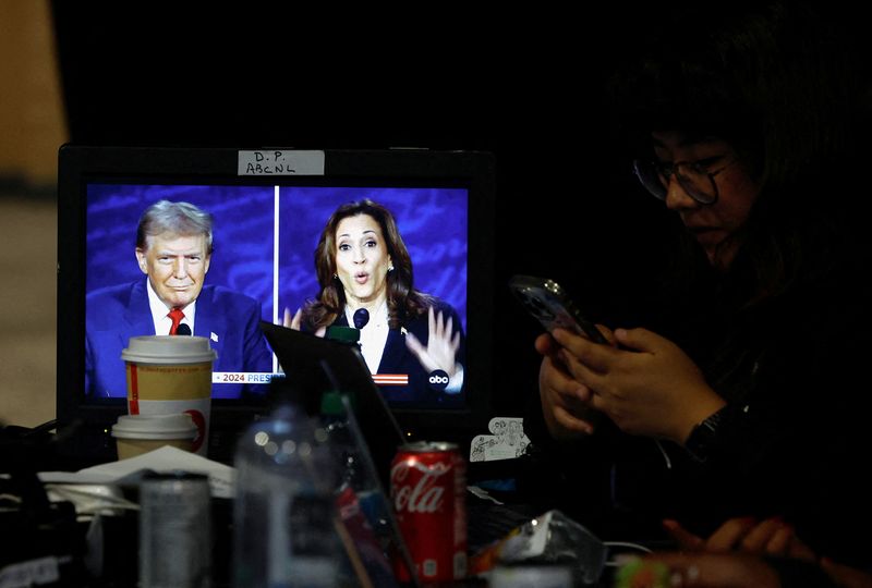 Trump Media slumps as bets on Harris victory rise after presidential debate