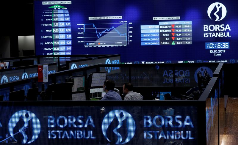 Turkey stocks higher at close of trade; BIST 100 up 0.12%