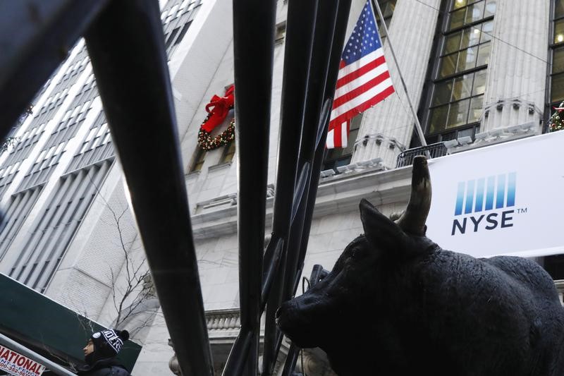 U.S. stocks lower at close of trade; Dow Jones Industrial Average down 0.34%