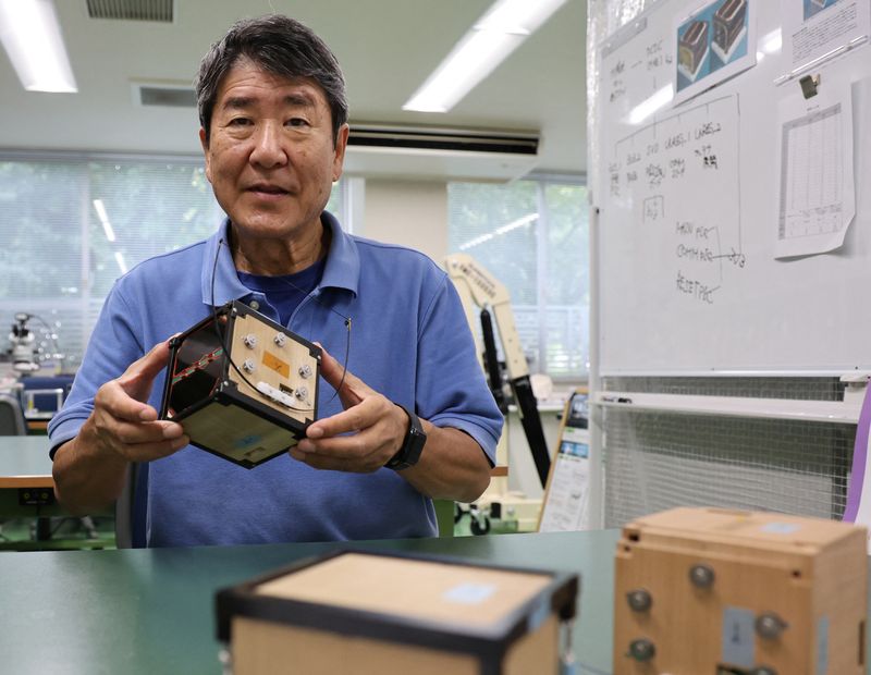 World's first wooden satellite, developed in Japan, heads to space